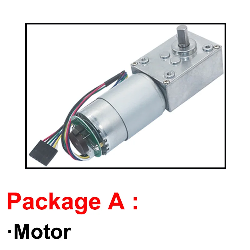 30 Вт DC червячный мотор-энкодер 24 в 12 В с высоким крутящим моментом, электрический двигатель постоянного тока 12-470 об./мин самоблокирующийся Регулируемый двигатель с обратной скоростью