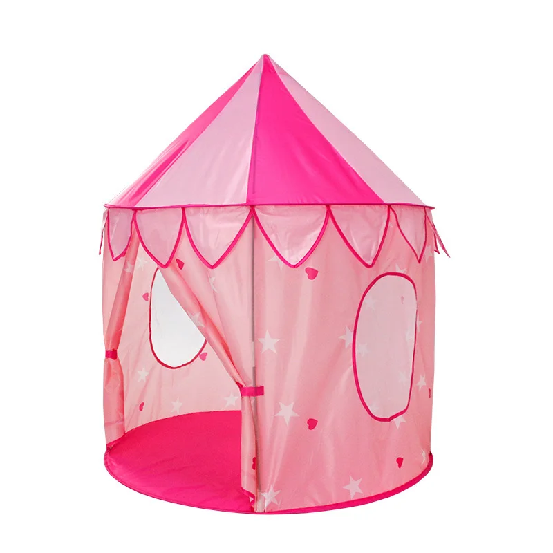 

Princess Castle Playing House Tunnel Kids Mongolian Yurt Game Cute Pink Tent Outdoor 2018 New