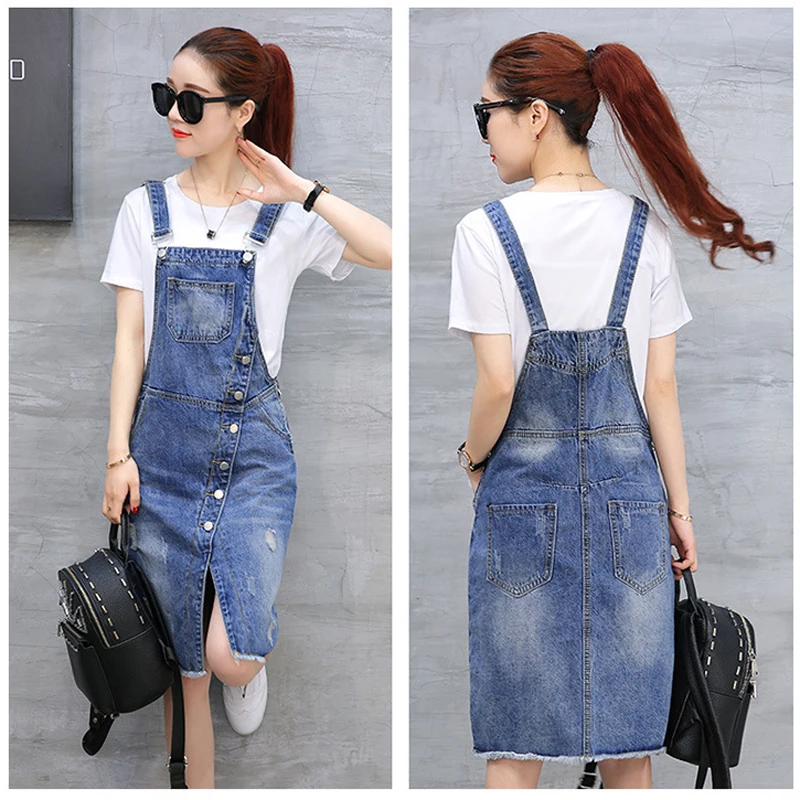 jean jumpsuit skirt