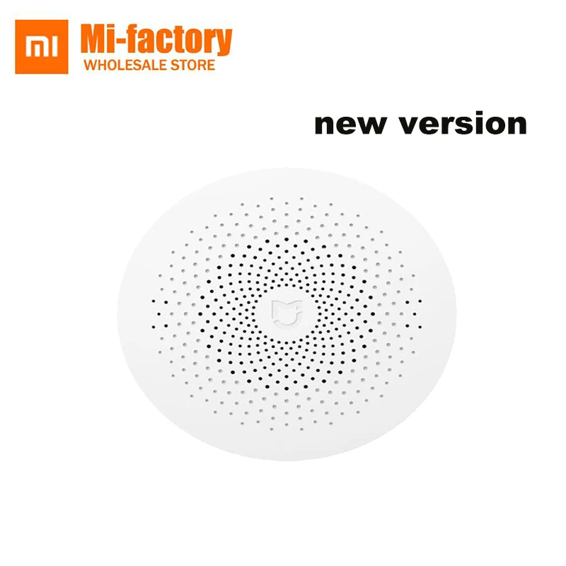 

New version Original Xiaomi Gateway Smart Home Kit Gateway Work with Mi Door Sensor and Temperature Sensor