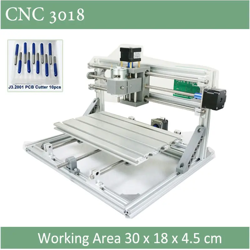Mini CNC 3018 Standard With 5500 Mw Laser CNC Engraving Machine Pcb Milling Wood Router