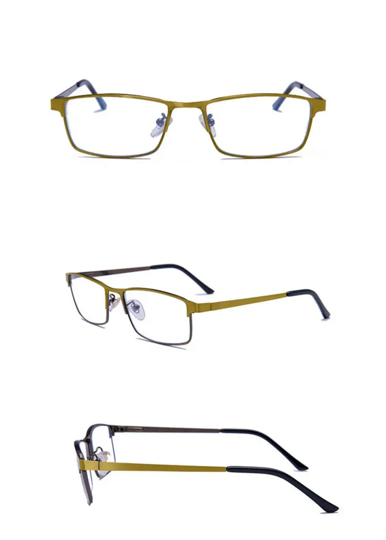Oulylan, прогрессивные, Мультифокальные очки для чтения, мужские, анти-синий светильник, сплав, близкое дальнее зрение, очки, дальнозоркость, диоптрия+ 1,0 1,5
