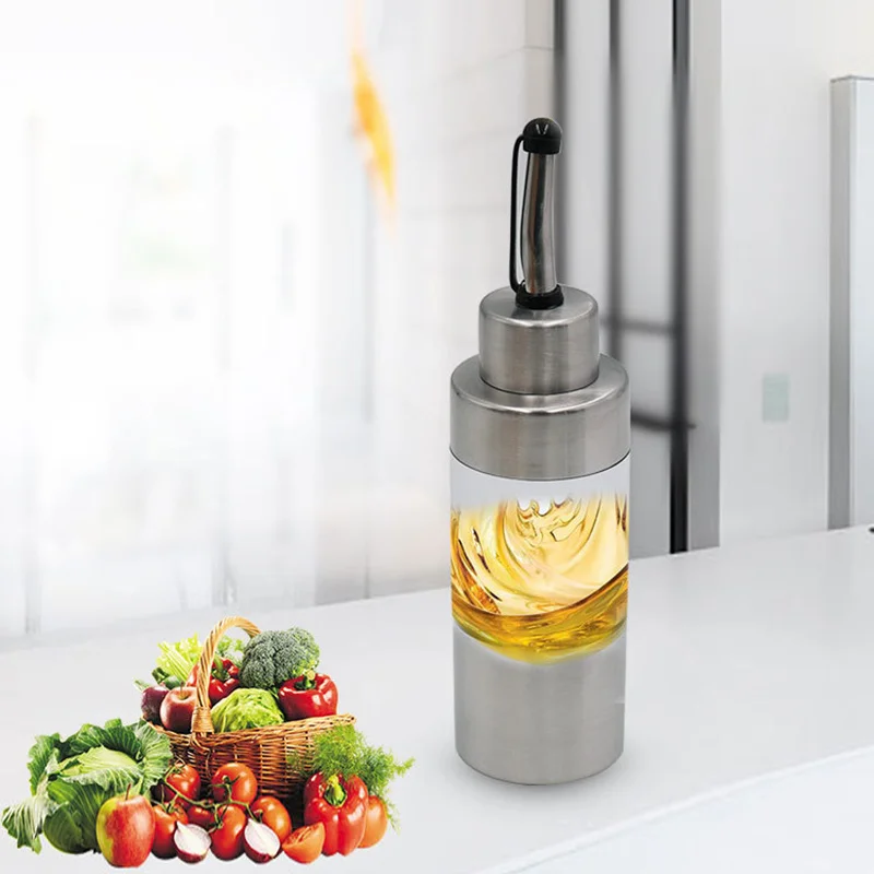 

Cooking Seasoning Pour Bottle Dispenser Sauce Bottle Storage Gravy Boats Oil and Vinegar Pot Creative Kitchen Tools Accessories