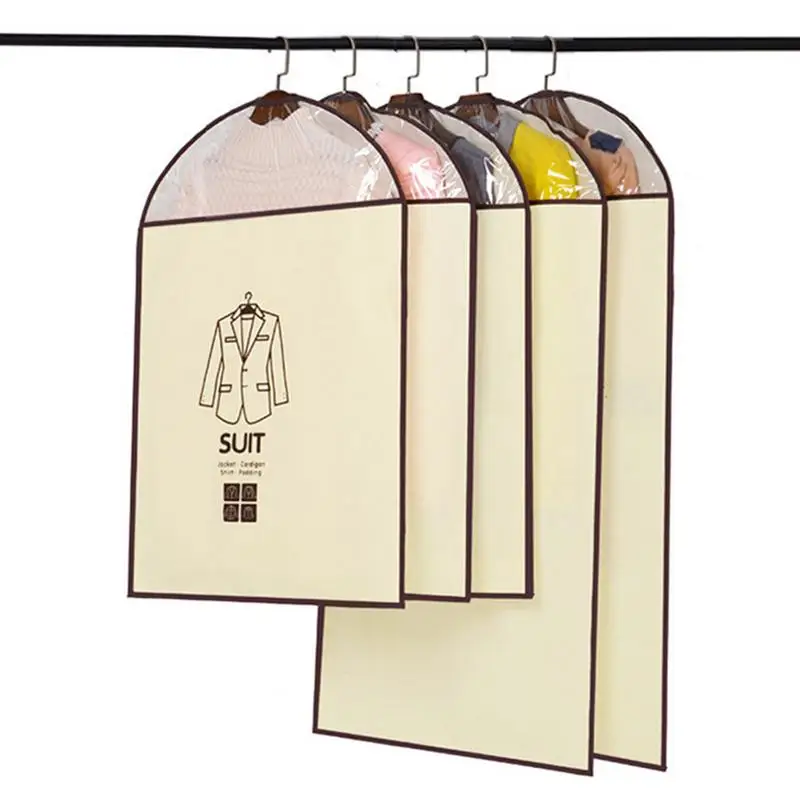 10PCS Thick Clothes Dust Cover Garment Suit Covers Clothes Dress