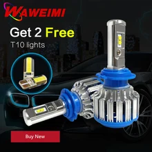 

2 Pcs/lot Factory China T1 H4 H7 H11 LED Car Headlight Headlamp Light HB3/9005 6000K 70W 7000LM Auto Parts External Lights