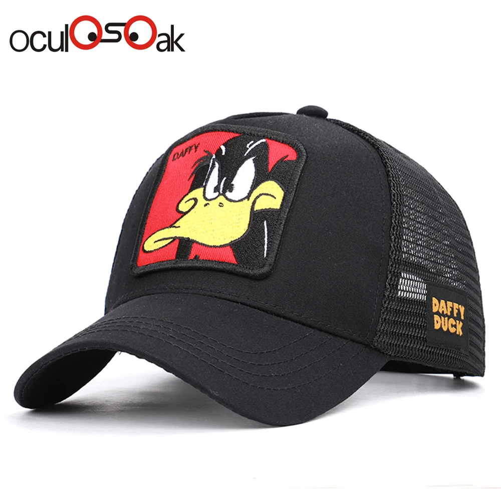 

Baseball Caps Animal Embroidery Duck Anime Cute Rabbit Embroidery Summer Mesh Men's Ms. Outdoor Sunshade Dad Truck Driver hats