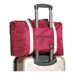 Складной большой повседневное дорожные сумки одежда чемодан тележка для хранения для мужчин женщин Упаковка кубики Организатор интимны
