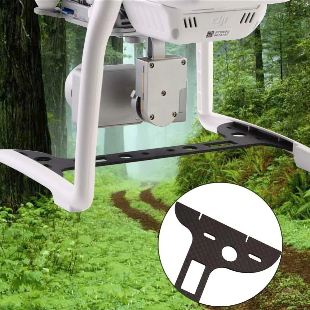 DJI Phantom 3 2 Gimbal Camera Crash Protector Guards Board Plate Carbon Fiber