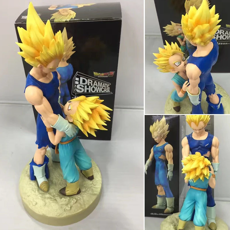 

WVW 2pcs/Set Hot Toys Anime Dragon Ball Z Action Figure High Quality PVC Super Saiyan Vegeta Trunks Figure Model Toy Wholesale
