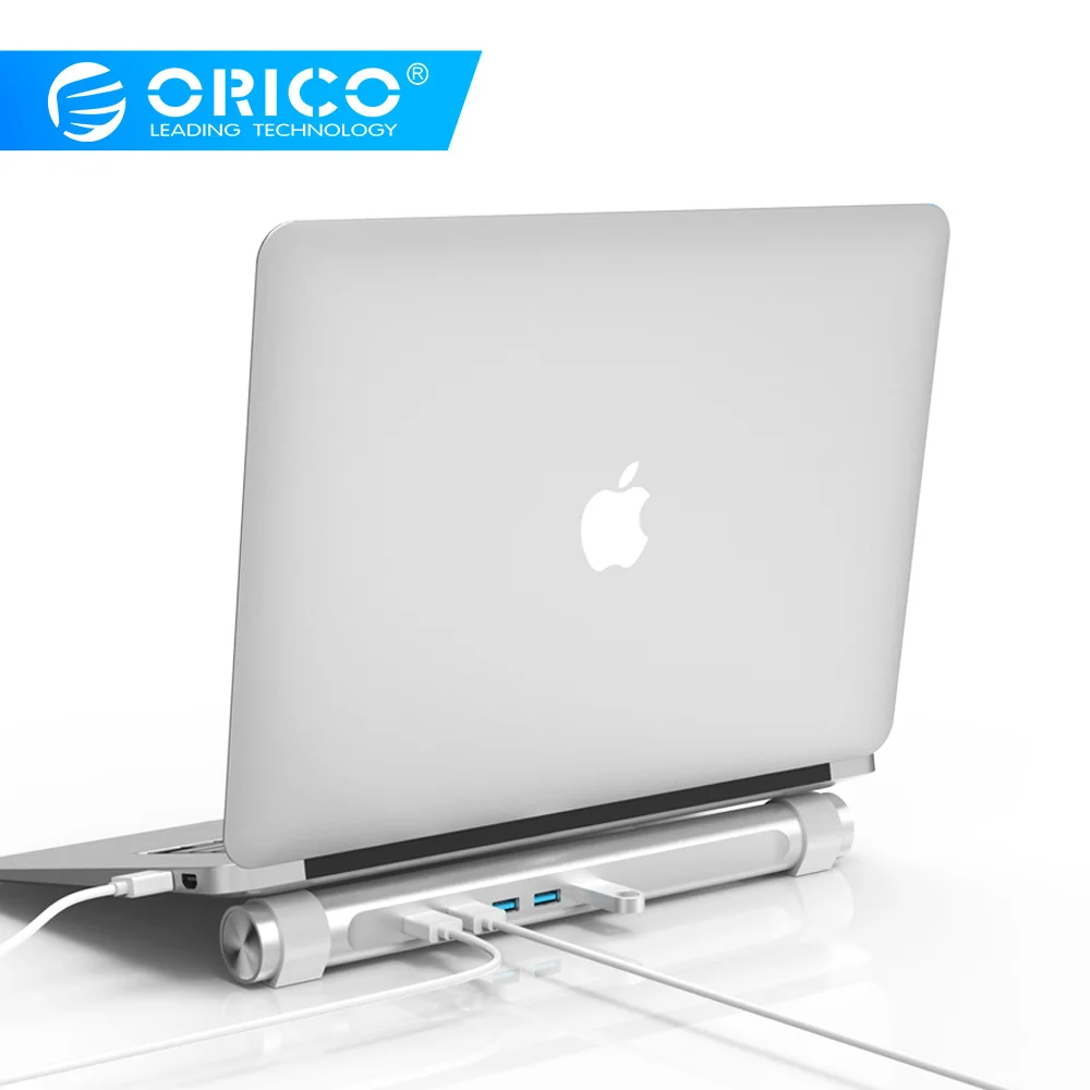 ORICO M4U3 USB 3,0 4-портовый USB 3,0 концентратор, подставка для ноутбука из АБС-пластика USB 3,0 концентратор