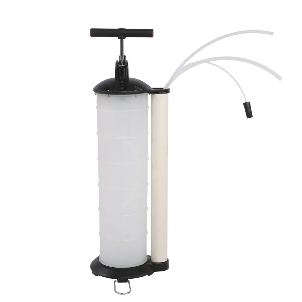 

7L Hand Operating Automobile Car Waste Oil Water Suction Extraction Pump Fluid Vacuum Transfer 90 Degree Rotating Tool