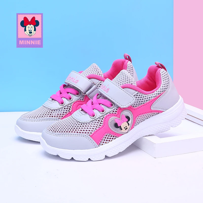 

Disney Girls Light Weight Shoes Spring Toddler Sneakers Fashion Footwear Pink Mesh Cute Kids Sneakers 2019 New Fashion Trainers