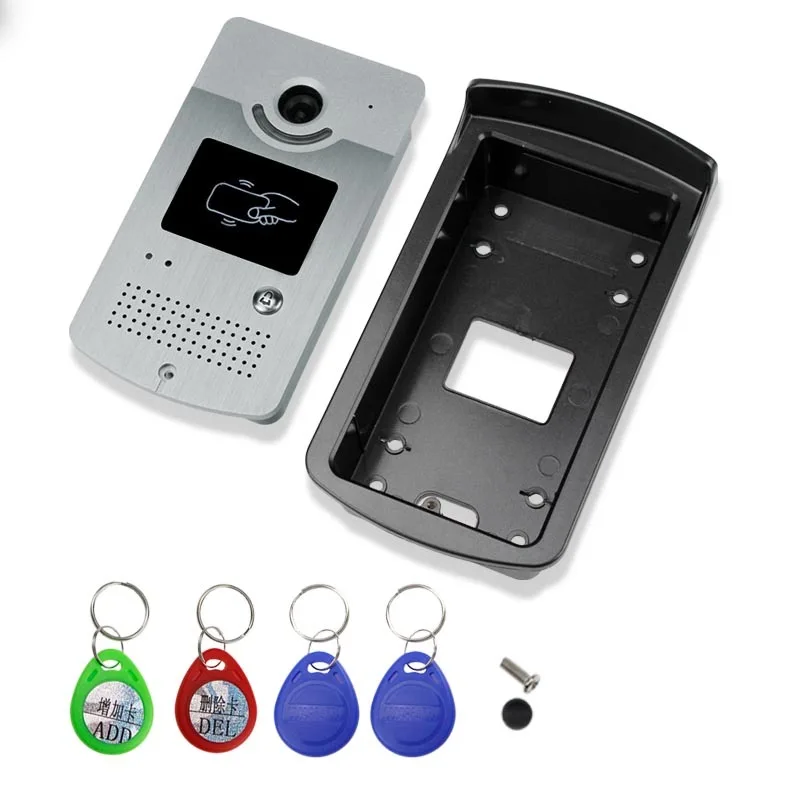 OBO HANDS RFID Проводная система видеодомофона с электрическим замком видео телефон