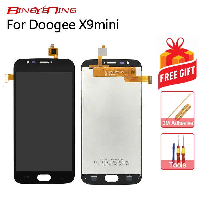 

BingYeNing New Original For Doogee X9 mini Touch Screen +LCD Display Assembly Replacement