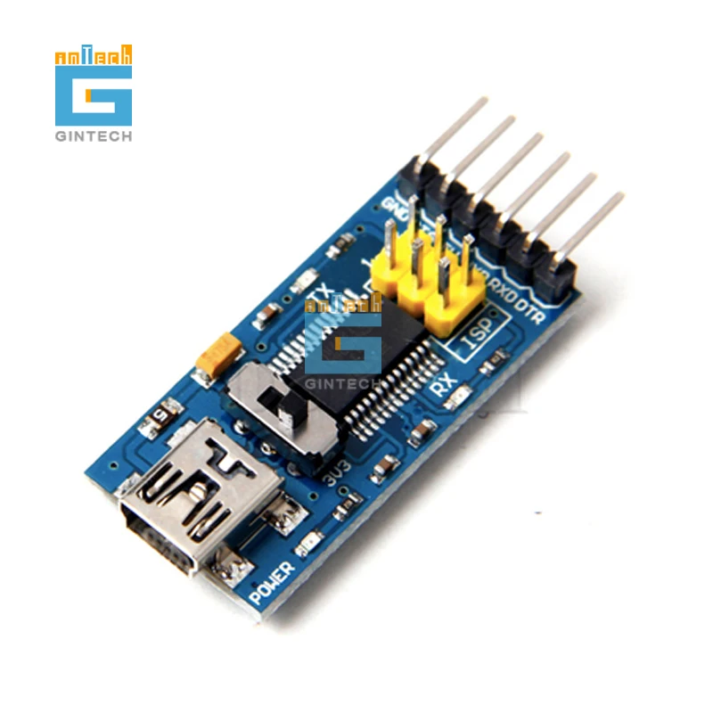 FTDI основной загрузчик USB в TTL FT232 FIO/pro/mini/lilypad FT232R FT232RL поддержка 3 В 5 | Электроника