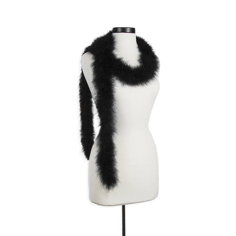

New Arrival! 2Meter/Lot MARABOU FEATHER BOA Trim for Party/Costume/Shawl/Craft black colors Available