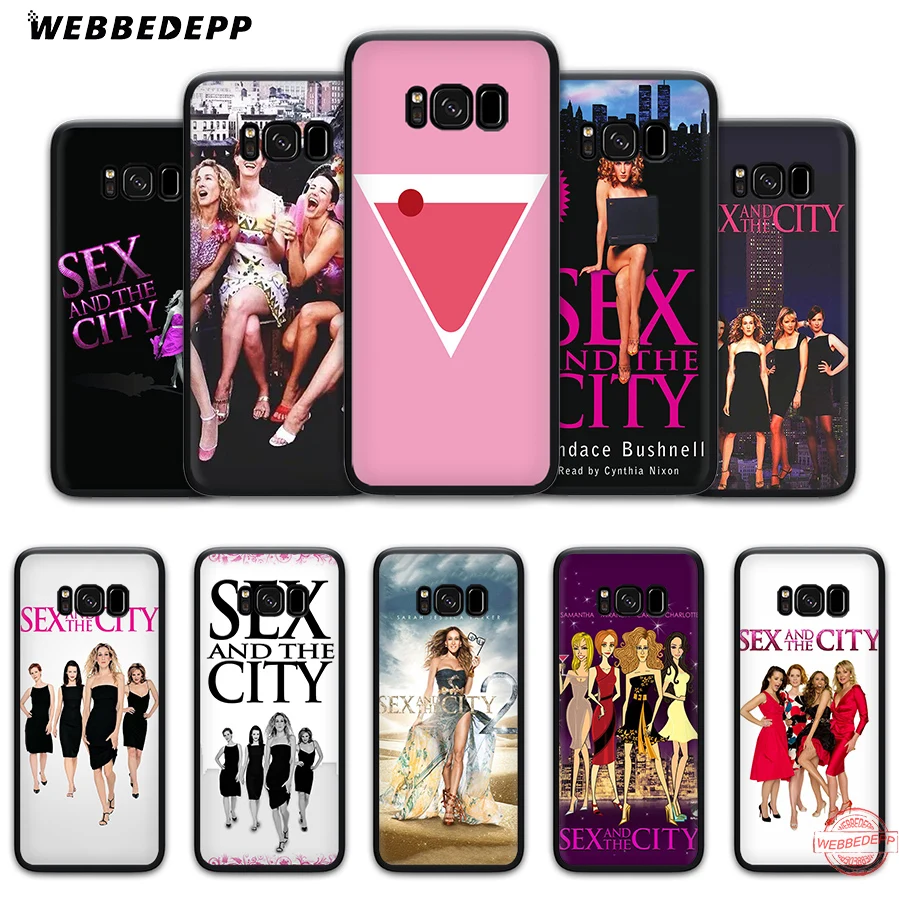 WEBBEDEPP Sex And The City Soft Case for Samsung A6 A7 A8 A9 J6 2018 S6 S7 S8 S9 S10E S20 Ultra Note 8 9 10 Lite Plus | Мобильные