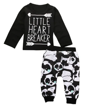 

Hi Hi Baby Store NEW Newborn Infant Baby Boy Girl Clothes shirt Tops Pants Leggings Cotton Outfits Set