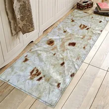 Ковер для пола, комфортное производство еды, буррито, покрывало, квадратная ванная комната, скандинавский кухонный ковер, 40X120 см, Tapete Redondo