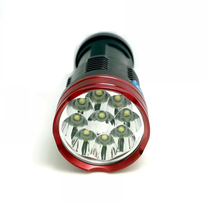 Светодиодный фонарик Tinhofire King 9T6 15000 люмен светодиодный 9 x CREE XM L T6 для кемпинга