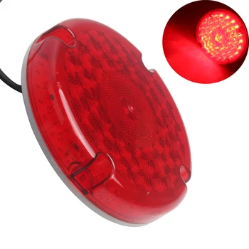 

1Pc 53LED Round Tail Lights for 12V Truck Trailer Car Tail Light Rear Stop Turn Signal Lamp Red Yellow White Drop Shipping