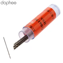 dophee Twist Drill Bits HSS High Speed Steel Drill Bit Set Micro Straight Shank Wood Tools for Electric Drills 0.5-1.9mm 10PCS dophee Twist Drill Bits HSS High Speed Steel Drill Bit Set Micro Straight Shank Wood Tools for Electric Drills 0.5-1.9mm 10PCS