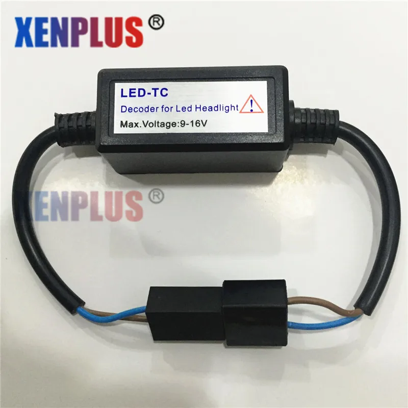 

Xenplus 2pcs Error Free Canbus Decoder for LED Car Headlight Bulb H7 H11 HB3 HB4 9005 9006 12V Canceller Capacitor Load Resistor