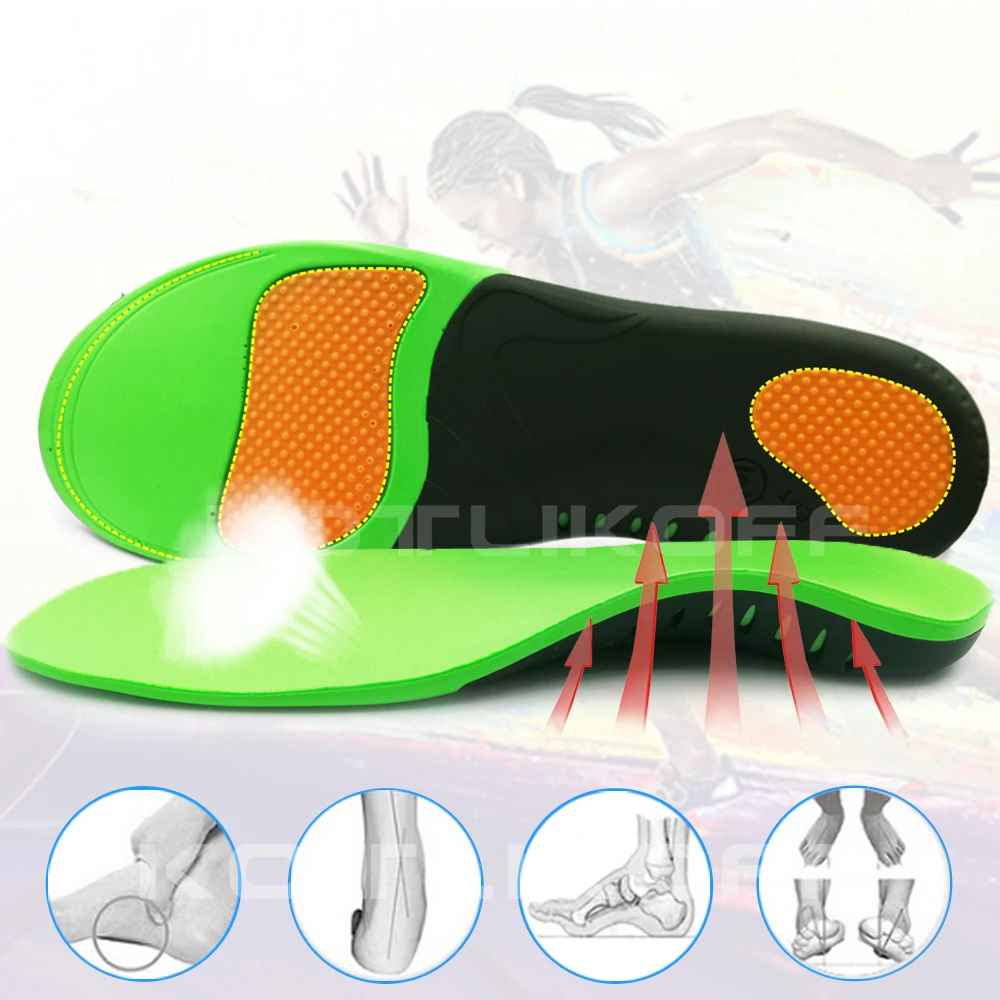 KOTLIKOFF высококачественные ортопедические стельки eva для плоскостопия, поддержка свода стопы, ортопедические стельки для обуви, стельки для мужчин и женщин