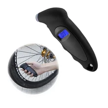 Цифровой манометр 150 PSI 4 настройки для автомобиля, грузовика, велосипеда с подсветкой lcd и нескользящей рукояткой, черный