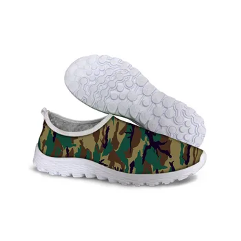 

Brand Fashion Men Casual Shoes 2018 Summer Mesh Breathable Slip-on Camouflage Shoes Lightweight Beach Shoes Anti-Slip Flats