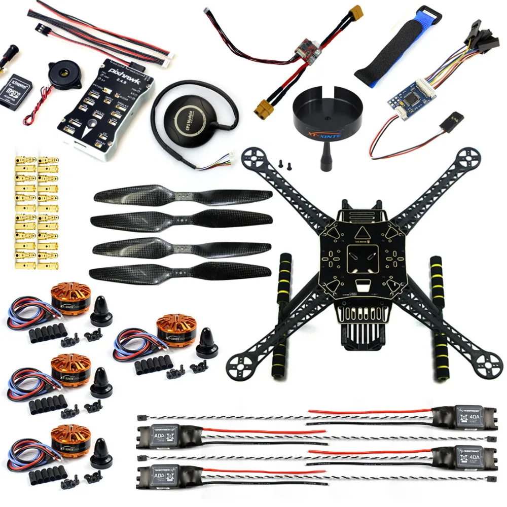 Buy Cheap S600 4 axis Aerial Drone Quadcopter DIY FPV Welded Kit Unassembled w/ Pix2.4.8 Flight Control GPS 7M 40A ESC 700kv Motor