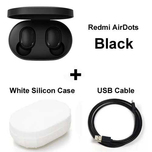 Xiaomi беспроводные наушник беспроводной блютуз redmi airdots наушник для телефона xiao mi redmi airdots наушники беспроводные bluetooth - Цвет: add cable white case