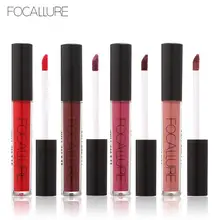 FOCALLURE Hot Sexy Colors Matte Liquid Lipstick Lip Paint Lipstick Waterproof Matt Long Lasting Lip Gloss Cosmetic Beauty Makeup
