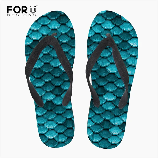 mermaid flip flops
