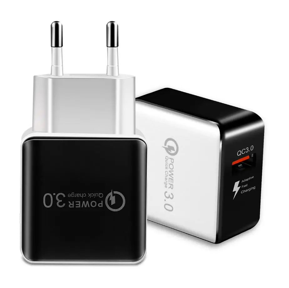 

Wall Charger Dual USB Quick Charge QC 3.0 For Samsung S8 S9 S10 Xiaomi Huawei Mobile Phone Fast Charge Adapter