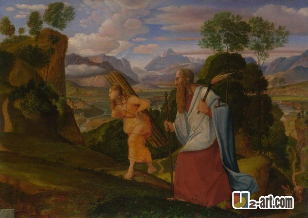 

Canvas Prints (Ferdinand Olivier) wholesale home decorate oil painting canvas printing picture for sale Religion-389