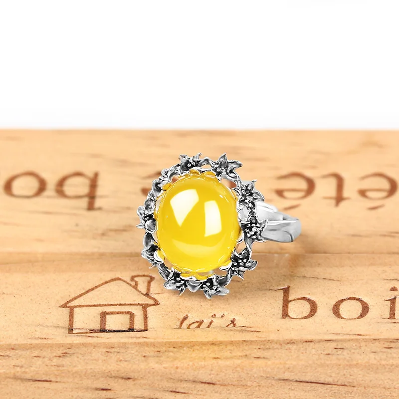 

Wedding Rings Ring New Limited Semi-precious Anillos Anel Masculino Jia Shun Tai 925 Inlaid Gem Ring Opening For Women Pulp
