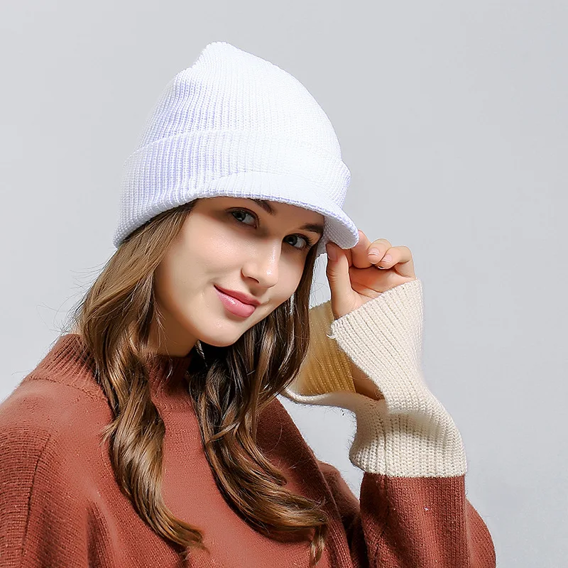 Maxmessy новые шерстяные вязаные Бейсбол Кепки Для женщин Snapback армии Skullies зимние