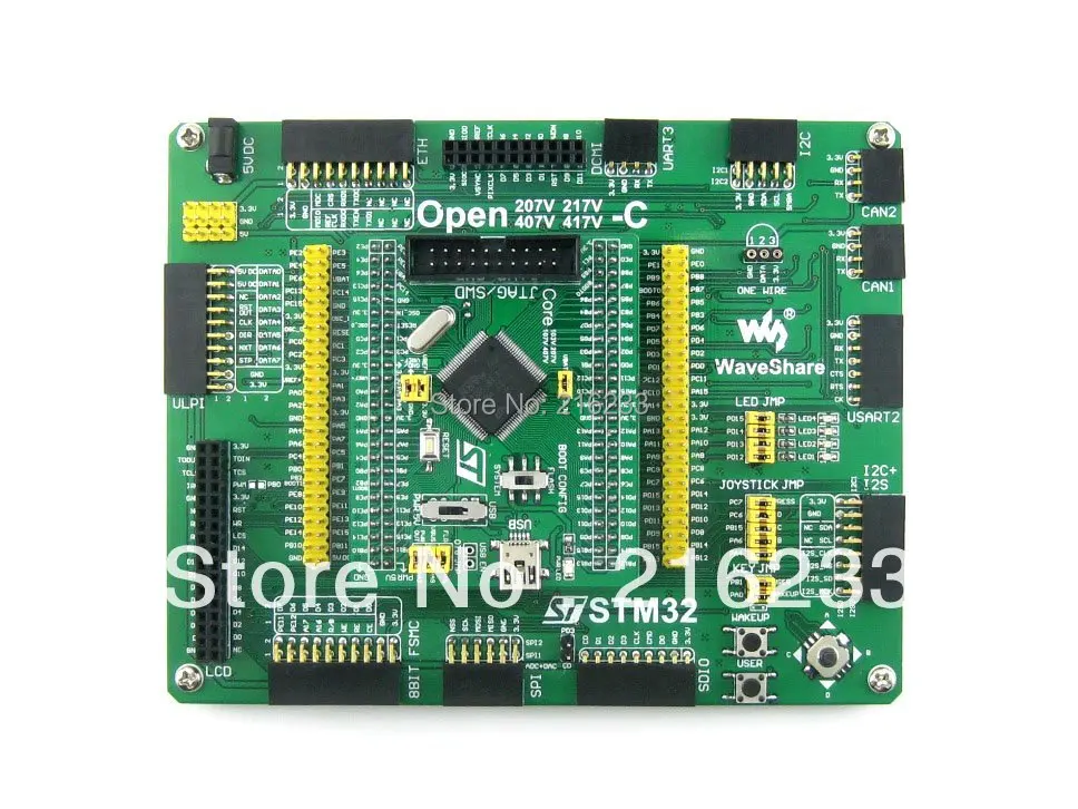 Плата для разработки ARM STM32F407VET6 STM32F407 STM32 + PL2303 USB UART Модуль Kit = стандарт Cortex M4|development
