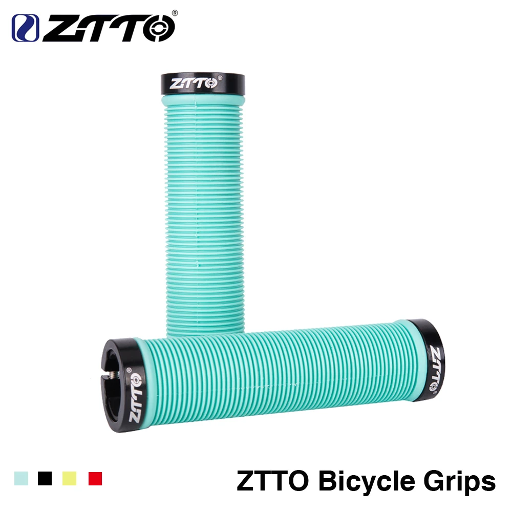 MTB Bike Handlebar Grips Silicone Gel Lock on Anti slip Bicycle Grips