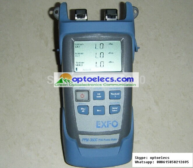 Free Shipping EXFO PPM 350C PON Power Meter BPON, EPON, GPON 1310/1490