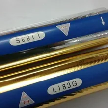 Горячая фольга штамповки рулонов серебро или золото Цвет для кожи, 2 рулона. 64 см х 120 м/рулон