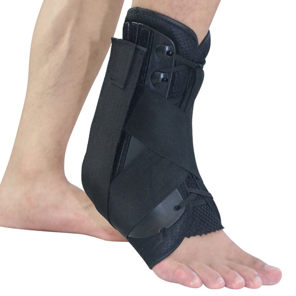 Achilles сухожилия регулируемый спортивный коврик на шнуровке Поддержка стабилизатор рана боль эластичное Защитное приспособление для бега лодыжки бандаж безопасности