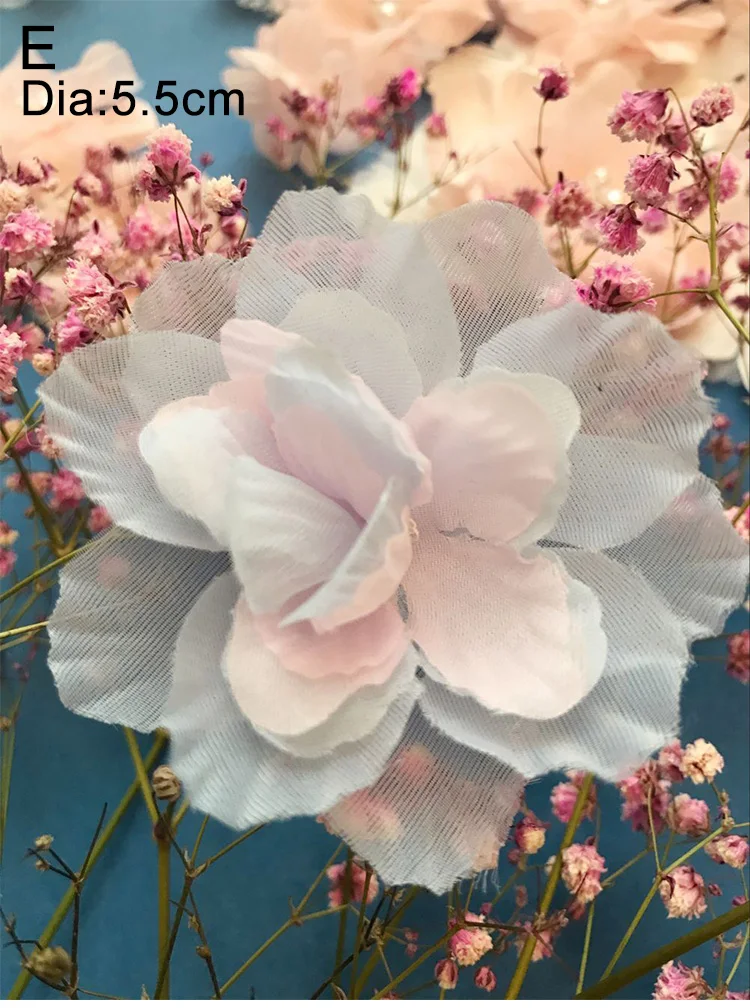 Разноцветный бисер цветок пришить кружева патч для свадебных ювелирных изделий Аксессуары украшения одежды DIY 3D аппликация