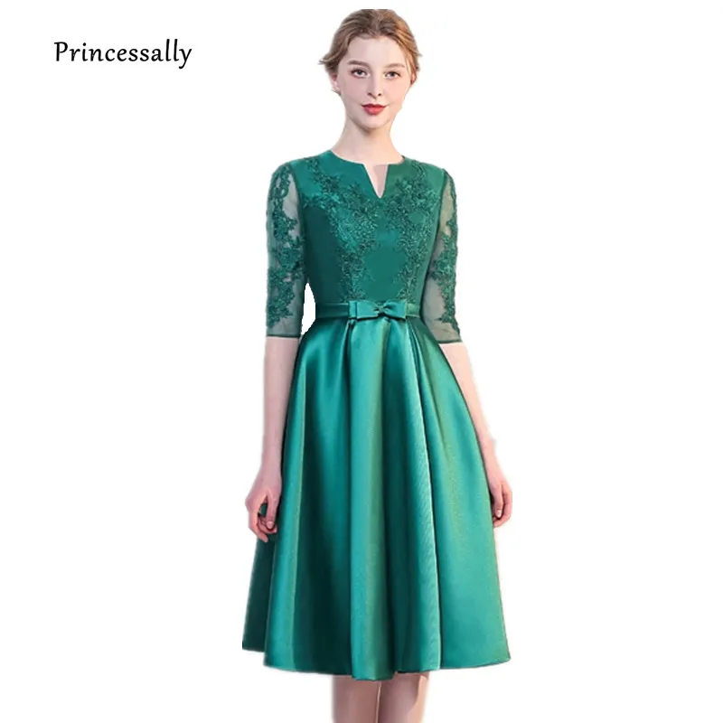 emerald green satin cocktail dress Dresses Images 2022