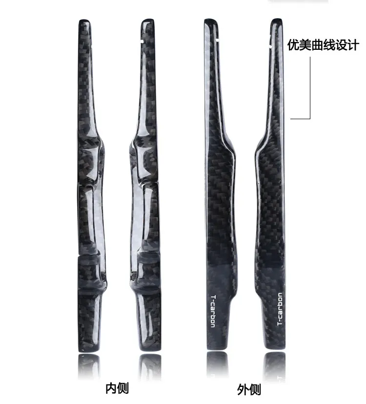 T-carbon Carbon Fiber Steering Wheel Shift Paddles For Mercedes benz CLA GLA GLK Paddle Shifter