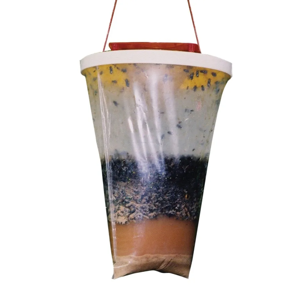 Новинка 2019 года Flycatcher мухи УБИЙЦА Топ Catcher красный Drosophila Fly Trap висит Fly Catcher вредителей ловушка для дома открытый сад инструменты