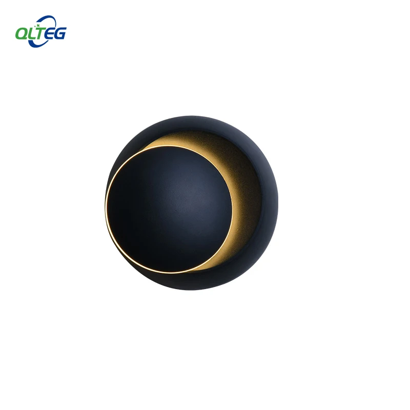 Lâmpadas de Parede 4000 k preto criativo preto Modelo Número : Led Wall Lamp