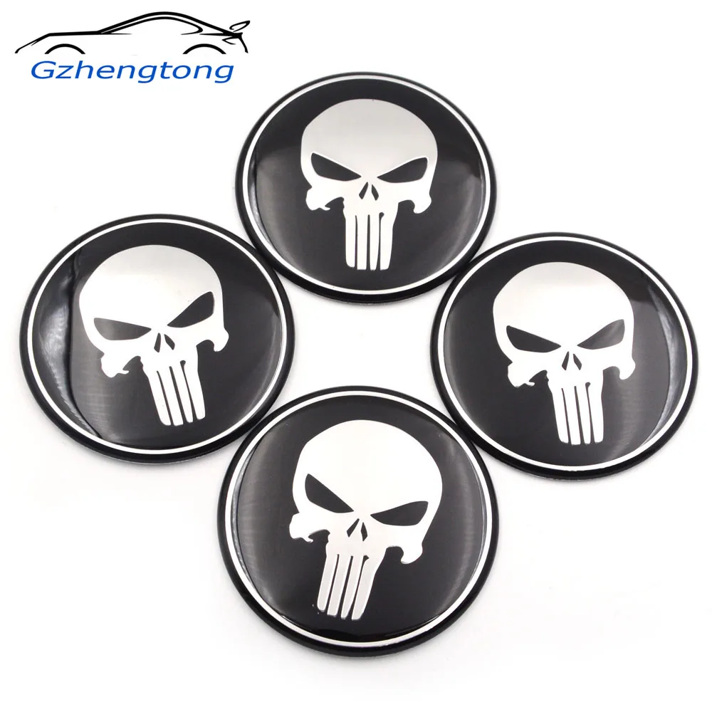 4 x 75 mm Sticker Logo Emblem Rims Sticker for Audi