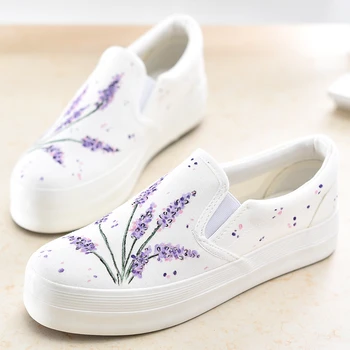 

Shoes Pop Canvas Shoe Zapatos Mujer New Fashion Canvas Female Casual Loafers Basket Femme Tenis Feminino